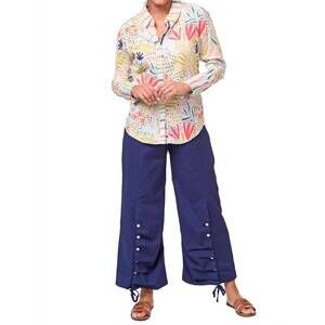 NEW TULIP CLOTHING cotton gretchen shirt in whimsy